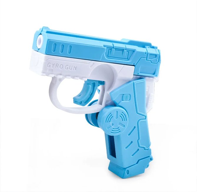 fidget gun toy blue